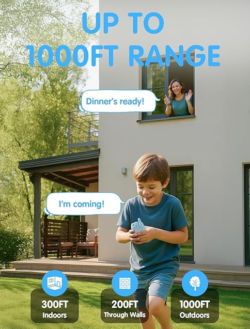 kids walkie talkie with video calling features