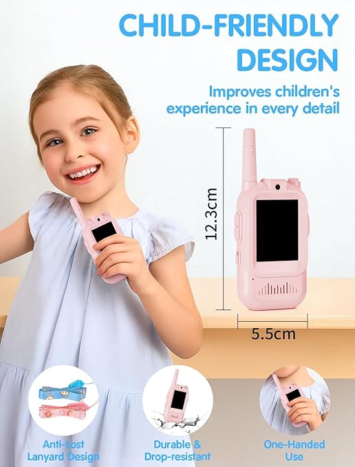 kids walkie talkie with video calling features