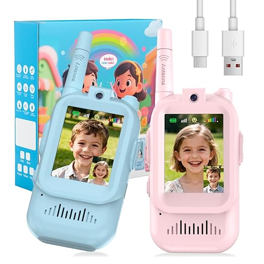kids walkie talkie with video calling features